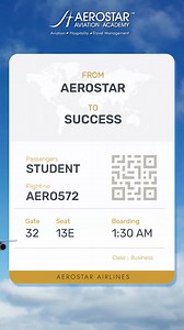 Book your ticket of dreams with Aerostar Academy and elevate your education, one flight lesson at a time! ✨ Admissions open, Apply now! . . . [aerostar, aerostar aviation, aerostar aviation academy, apply now, admissions open, aviation education, aviation academy, career opportunity, career, professional skills, airport] | Aerostar Aviation Academy | Facebook
