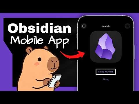 Obsidian App • How To Use Obsidian Mobile App for Beginners 📲