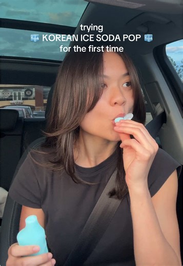 Trying the Viral Hmart Korean Ice Soda Pop