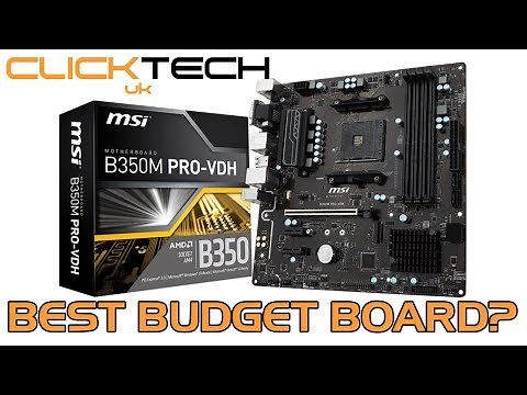 Budget Value Ryzen Motherboard :: MSi B350M Pro-VDH Micro ATX :: Unboxing & Overview