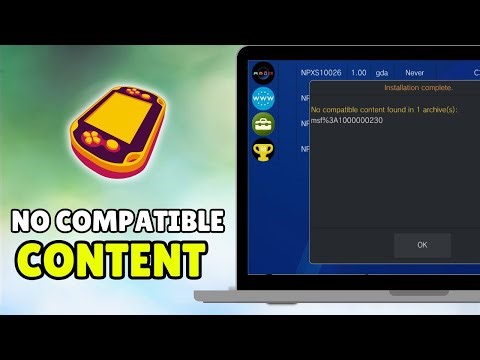 2026 UPDATED How to fix No Compatible Content Found in 1 archive On Vita3k - full tutorial