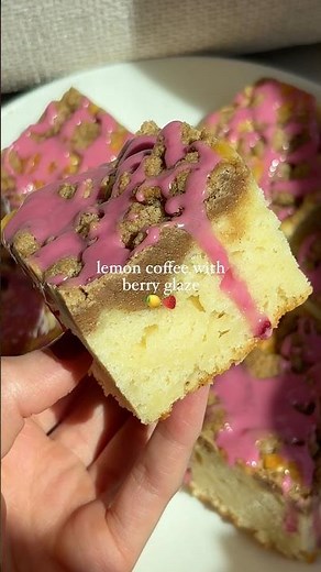 Lemon coffee cake! #lemoncake #baking
