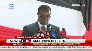 KCSE 2025 RESULTS | KTN News Kenya