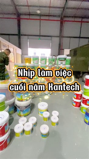 2.1K views · 66 reactions |  Cuối năm, nhà máy Kantech vận hành hết công suất — sáng đèn, máy chạy, tiến độ không chờ ai.  Xe nối xe rời kho, mỗi thùng sơn xuất xưởng là uy tín được giao đúng hẹn, công trình tiến sát ngày hoàn thiện. #KantechTangToc #Kantech #Sơn_Kantech | Kantech Paint Việt Nam | Facebook