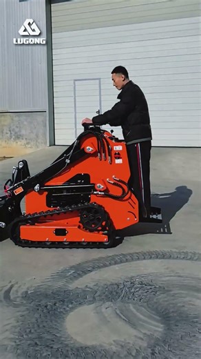 🌲 Yard, Backyard, or Tight Passageways? Leave the Tough Work to LUGONG Mini Track Loader! 💪