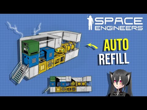 This Automatons Airlock Automatically Refills Oxygen, Space Engineers