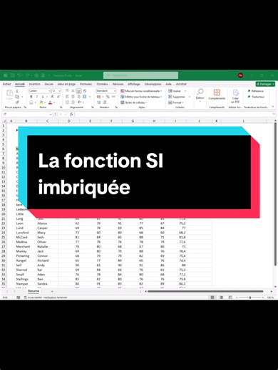 La fonction SI imbriquée expliquée pour les débutants