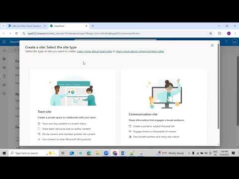 Basic Overview on Variables and SharePoint Site List Creation using Power Automate in Telugu