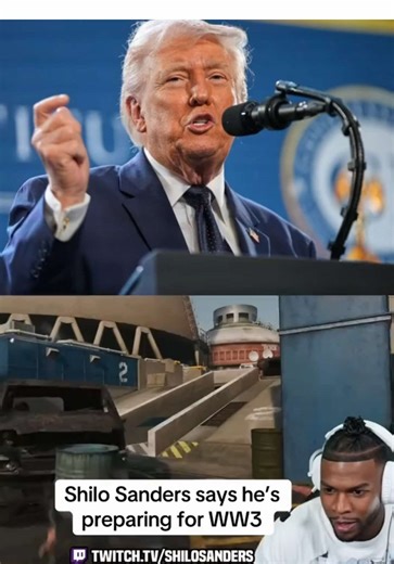 Shilo says he’s playing COD 7 to practice for WW3 #shilosanders #usa | shilo sanders