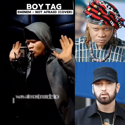 376K views · 19K reactions | Cameroonian artist Boy TAG drops a breathtaking cover of Eminem's hit song "Not Afraid". Talent   #nexdimempire #boytag #Cameroon | NexDim Empire | Facebook