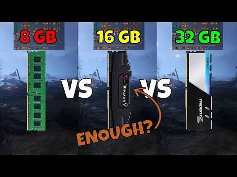 How much RAM do you need for gaming? (8GB vs 16GB vs 32GB Analysis)