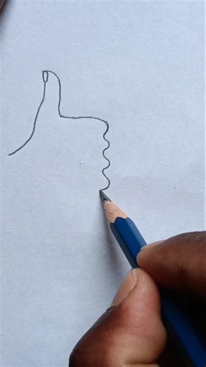 Hands Drawing with simple trick#drawing #art