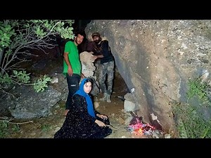 "Romantic Adventure in the Wilderness: Love Story of a Boy and Girl Seeking Shelter"