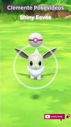 SHINY EEVEE in Pokemon Let's Go #shorts #pokemon #pokemonletsgo #shiny #eevee