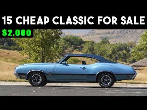 OMG! 15 Classic Cars for Sale CHEAP You WON'T Believe!