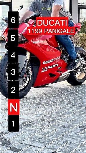 Maximum speed for each gear on a Ducati 1199 Panigale