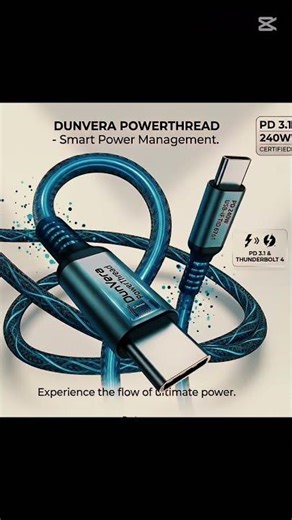The Last USB-C Cable You’ll Ever Buy? ⚡ DunVera Power Thread 240w #microusb