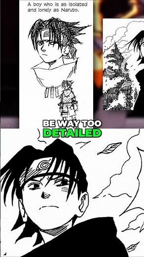 Kishimoto's ORIGINAL Design For Sasuke ISN'T What You Think!