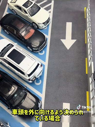 斜め駐車の切り返しテクニック解説