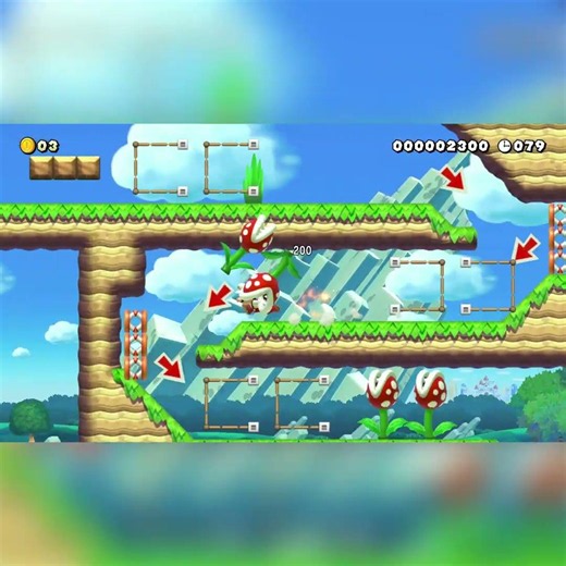 何秒でクリアできるかな?! ☆スピードラン☆ [How fast can u win? Run] by ♪まな♪ [Mana] #shorts 🍄Super Mario Maker 2 #dza