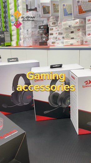 Gaming accessories...جميع الاكسسوارات راح تحصلونها داخل المتجر الالكتروني مع خصم توصيل مجاني في حال تجاوزت قيمة الطلب 75 الف#مجمع_الايمان_للحاسبات #gaming #pcgaming #gamingacsessorys | الايمان للحاسبات وتقنية المعلومات