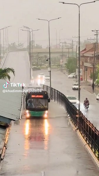 Peshawar Rain: A Colorful Cityscape Encounter