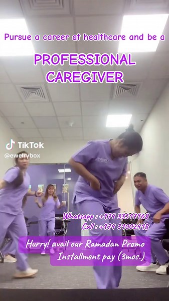Pursue a career at healthcare and be a Professional Caregiver in and outside Qatar 🔮 Other Courses available as well (Nursing Assist, Barista, Admin and Front Office , MS Office , DC w/Aconex and HR Courses) Pm for more details ; Whatsapp : 974 33517968 Call : 974 31002418 KEEP GROWING 🆙🔝 #trending #qatar #doha #ofwqatar #caregiver #professionalcaregiver #career #careergoals #diploma #tridy @It’s me Mae ♊️🇶🇦🇵🇭