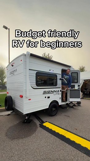 Tour the perfect RV for first-timers 🤩🚐✨ (and for visiting National Parks) 📍⛰️ It is SO cute. This is hands down the best RV for getting into camping or RV travel. Small enough to tow with most SUVs, Vans, Cross-Overs or Jeeps! This is the NEW 2026 @venture_rv Sienna Lite SA130RD This is a brand new floor plan for 2026 from Venture RV and the price is estimated to be around $15,995 or starting from $125 a month. Exterior Length - 16’9” Dry Weight - 2,550lbs This isn’t any regular “budget” cam