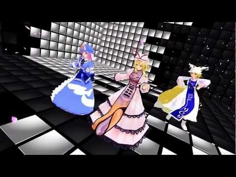 【東方MMD】　Spring Shower　八雲紫・八雲藍・西行寺幽々子・魂魄妖夢