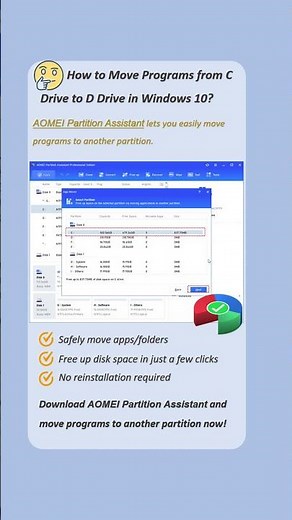 How to Move Programs from C Drive to D Drive in Windows 10