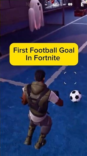 First Ever Football Goal in Fortnite #shorts