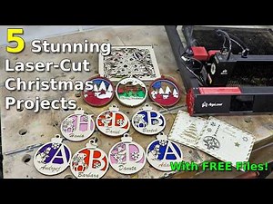 5 Stunning Laser-Cut Christmas Projects | Free Files Included! | AlgoLaser Alpha MK2