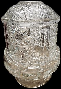 Vintage Indiana Glass Stars and Bars Clear Crystal Colored Fairy Light. Excellent Condition. See Pics/video for Details. - Etsy