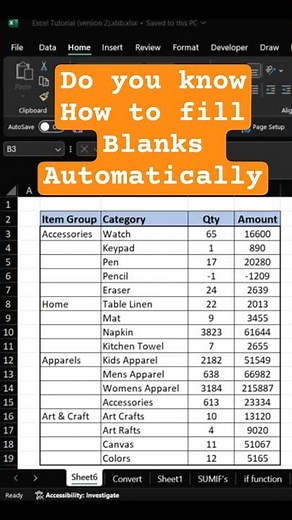 Excel Pro Trick: Fill Blank Cells Fast!