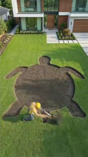 I Built a Giant Turtle Pool in My Front Yard… and It Actually Works! 🐢💦