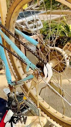cool bicycle axle repair techniques #shorts