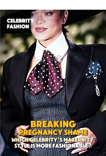 Breaking pregnancy shame:which celebrity's maternity style is more fashionable?#HaleyBieber #Rihanna #CardiB #VanessaKirby #Celebrity #Fashion
