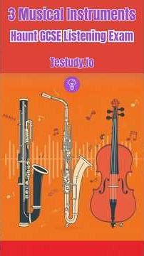 Three Instruments #bassoon Cor Anglais #viola Your GCSE #music Exam Saver | Powered by Testudy