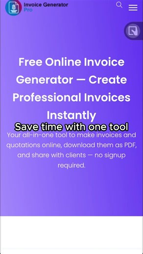 Stop Creating Invoices Manually (Use This Tool) #createinvoice #freeonlinetool #freeinvoicegenerator
