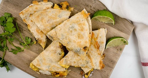 Frozen Breakfast Quesadillas - Slender Kitchen