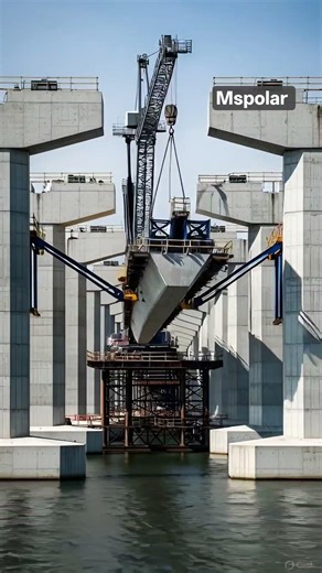 Bridge Construction Timelapse #BridgeConstruction