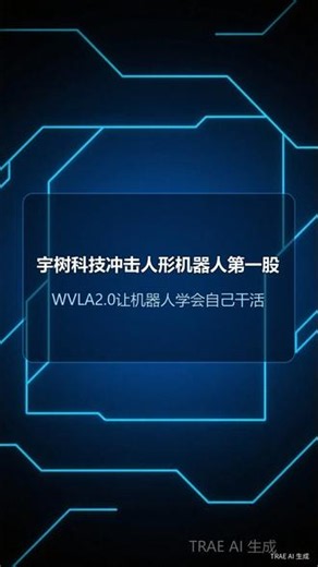 宇树科技冲击人形机器人第一股 🤖 人形机器人终于能自己干活了！ 宇树科技刚刚发布WVLA2.0具身大模型，G1机器人可以自主整理会议室——不需要远程操控，自己看、自己想、自己动手。 同时，科创板IPO定于6月1日上会，冲击A股\"人形机器人第一股\"！ 从跳舞表演到真正干活，具身智能商业化进程正在加速。本期播客带你了解这项技术背后的原理和未来趋势。 🎧 点击收听完整内容 #人形机器人
