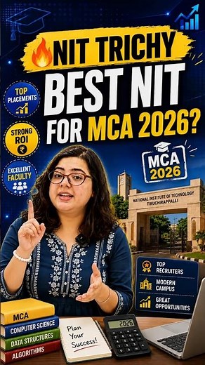 🔥 NIT Trichy MCA 2026 | Fees, Placements & ROI | Best NIT for MCA? #nittrichy #mca