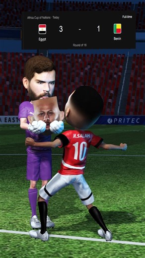 FOXAT on Instagram‎: "مصر تفوز علي بنين وتتأهل لربع النهائي 🔥💪"‎