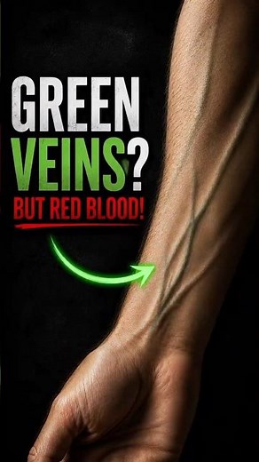 The Truth About GREEN Veins! 🤯 #facts #health #shorts