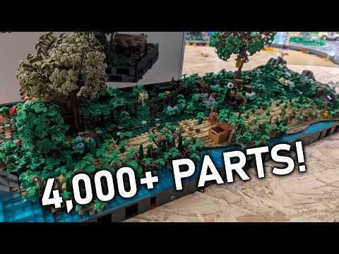This Medieval Castle Is Getting WILD! 🌊 4,000+ Pieces Later…