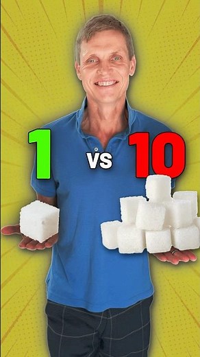 1 Sugar Cube vs 10: What Happens to Your Blood Sugar 🧊