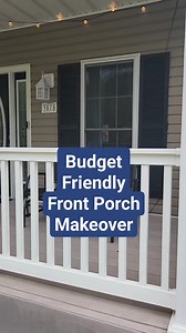 3K views · 37 reactions | Front porch transformation complete. Painted the front door, painted the shutters, gave new life to some old Adirondack chairs, and picked up some new pillows, lights and a glider. Such a quick and easy project. #thedailydiy #homeimprovement #paintingproject #thedailydiy #homedecor #frontporch | The Daily DIY | Facebook