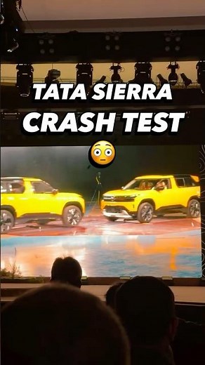 TATA SIERRA HEAD-ON CRASH TEST!