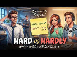 How to Use "HARD vs HARDLY" in Everyday English | Daily English Conversations | English Podcast